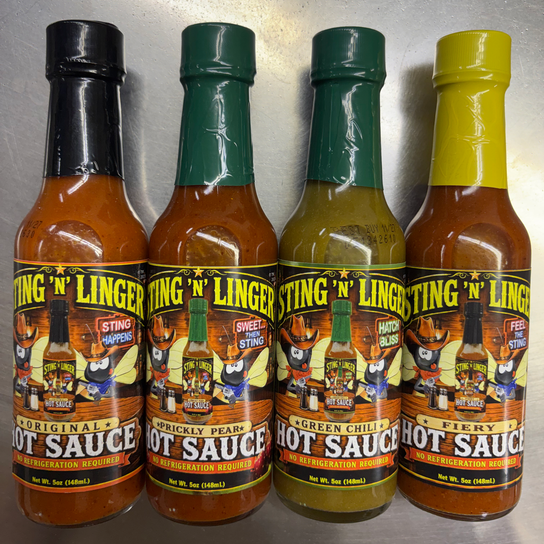 Table Top Hot Sauce 4 Pack - Free Shipping
