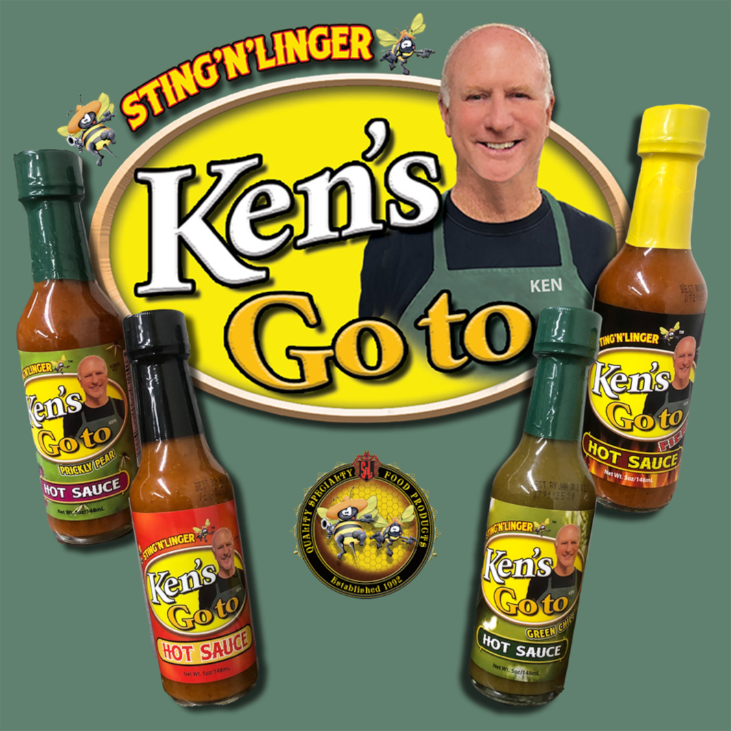 Kens Go-To 4 Pack of Hot Sauce - Free Shipping