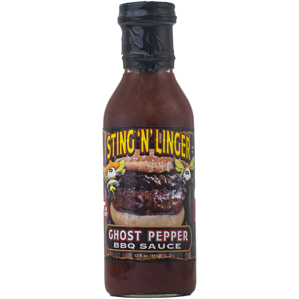 pepper plant bbq sauce Sting N Linger Ghost Pepper BBQ Sauce