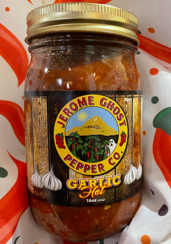 Jerome Ghost Pepper Co. Hot Garlic Salsa