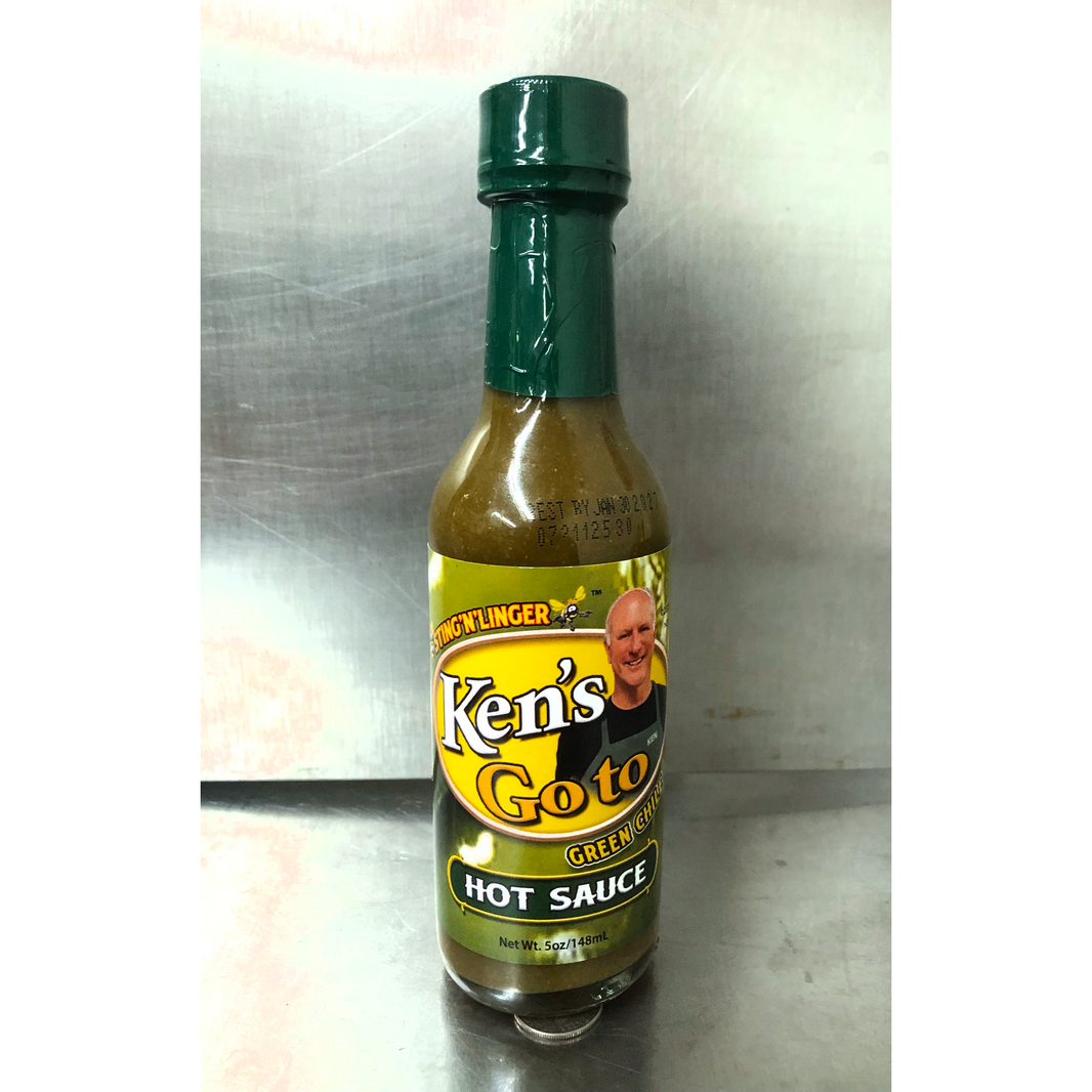 Sting N Linger Kens Go-To Green Chile Hot Sauce
