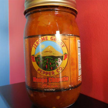 Jerome Ghost Pepper Co. Medium Mango Chipotle Salsa