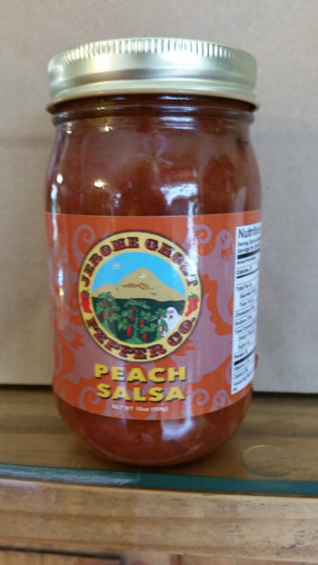 Jerome Ghost Pepper Co. Medium Peach Salsa