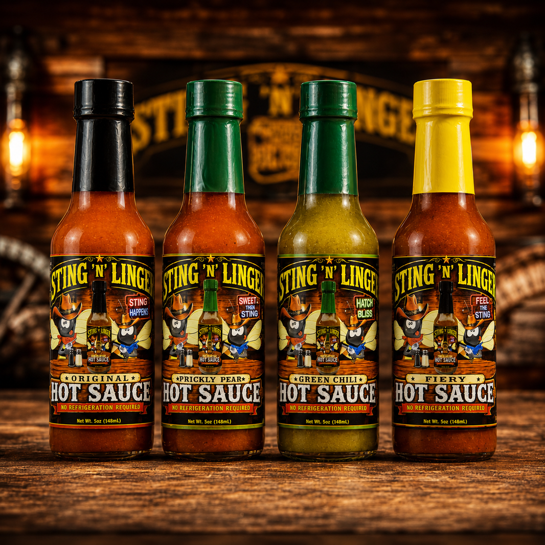 Table Top Hot Sauce 4 Pack - Free Shipping